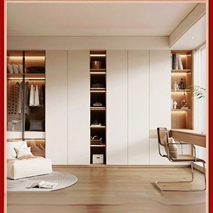 <span class=keywords><strong>Armario</strong></span> de <span class=keywords><strong>Madera</strong></span> Ultra Estrecho para Invitados, Ahorra Espacio, con Diseño 3D Gratuito, Ideal para Almacenamiento Interior Ultra Compacto - Product Image 3