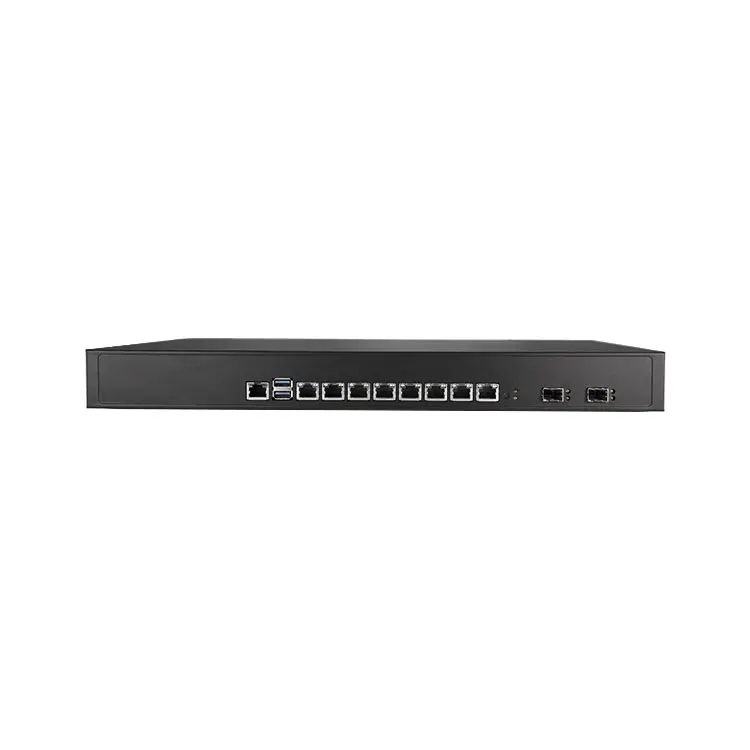 Updated I7-7700 firewall server 2 10G SFP router 82574L I210 I225V 1 2.5Gbps ATX PSU support pfsense network security