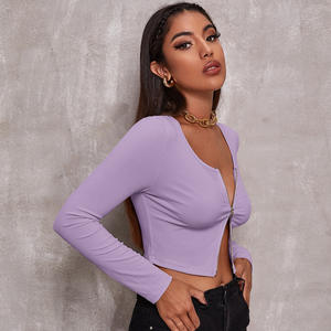 Nouvelle Collection Printemps 2023 – Cardigan Court Tricoté <span class=keywords><strong>Sexy</strong></span> et Ajusté à Fermeture Éclair pour Femme, Style Rétro Européen et Américain, Manches Longues - Product Image 3