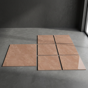 Azulejos de Porcelana Pulida Esmaltada Gris Lapis Oscuro 800x800mm, Efecto Mármol Ónix Oscuro, Cerámica para Pisos - Product Image 2