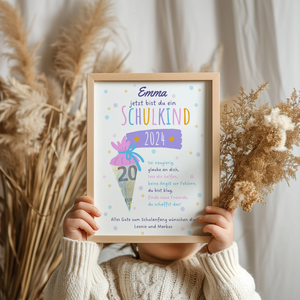 Carte-cadeau personnalisée <span class=keywords><strong>pour</strong></span> la rentrée scolaire, porte-cadeau <span class=keywords><strong>pour</strong></span> l'inscription scolaire des filles, cadeau créatif <span class=keywords><strong>pour</strong></span> la première journée d'école - Product Image 1