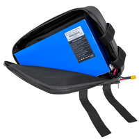 Pack de batteries au lithium triangulaires 72V 60V 52V 48V 36V + housse imperméable pour vélo électrique, moto électrique avec BMS 40A certifié CE