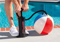 Pompe à air manuelle INTEX 68605 Double Quick III PVC 37 cm - Gonfleur manuel portable et durable pour l'extérieur