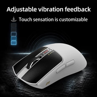 Souris de jeu sans fil IPI Haze X Tri-Mode PAW3955 52000 DPI Taux de polling 8K Interrupteur haptique TMR Légère RGB Rechargeable Esports