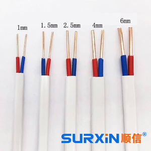 Câble gainé isolé en PVC BVVB durable pour connexions d'alimentation pour appareils ménagers AC 300V 500V - Product Image 2