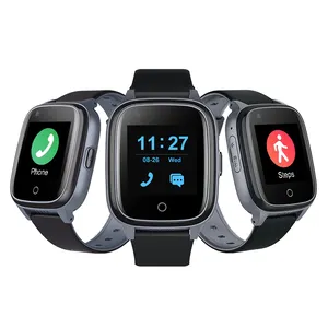 Sos chiama orologio da polso di sicurezza 4g per gli anziani di rilevamento delle cadute cardiofrequenzimetro smart watch con una lunga durata della batteria