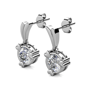 Adorabili <span class=keywords><strong>orecchini</strong></span> a bottone in argento Sterling 925 dasini impreziositi da gioielli con cristalli <span class=keywords><strong>Swarovski</strong></span> miglior regalo di Natale per ragazza - Product Image 6