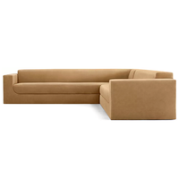 Ensemble de canapés classiques en forme de U et de L, meubles d'intérieur modernes faits à la main, taille personnalisable, canapé doux et confortable pour villa