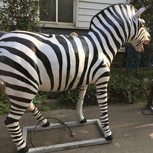 Modello Animale di Alta Qualità a Grandezza Naturale, Zebra Animatronica 3D in Vendita per Parchi di Divertimento - Product Image 4