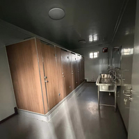 Fabricant de maisons préfabriquées modulaires de luxe à 2 chambres, maison mobile en conteneur de 20 pieds, mini-maisons
