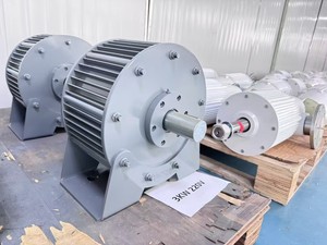 <span class=keywords><strong>Eje</strong></span> doble o simple 50KW 30kw 20KW Generador de imán permanente de energía <span class=keywords><strong>libre</strong></span> de bajo par de baja velocidad para proyecto hidroeléctrico de energía eólica - Product Image 3