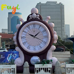 Balon Jam Vintage Tiup Kustom untuk Promosi Acara-Tahan Lama & Tahan Air - Product Image 1