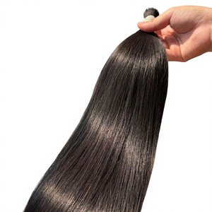 Extensiones de Cabello a Granel, Cabello Humano con Cutícula Intacta, Color Negro Natural # 1 Para Instalación - Product Image 1