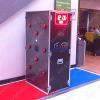 Chaos Strike - Jeu d'arcade de type 'Light Carnival' pour 2 joueurs, machine de capture de lumières à réaction rapide, mini structure de jeu intérieure en métal