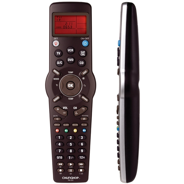 CHUNGHOP RM-991 6 In 1 Universal Learning Remote Control for TV DVD SAT CBL AC CD VCR