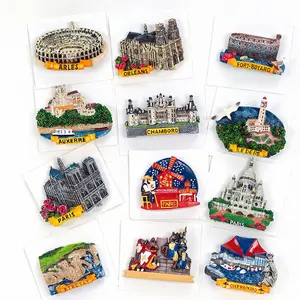 Customized 3D Resin Fridge Magnets Polyresin Custom Made Fridge Magnets Resin Crafts Customized Tourism Souvenirs