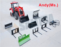 24 ans de fabrication OEM YTO LOVOL DONGFENG Johndeer/Jinma/Kubota Chargeuses frontales montées sur tracteur