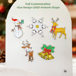 Souvenir Button Fridge Magnet Cheap Home Decoration Promotional <strong>Gift</strong> Made of Durable Metal Metal <strong>Twin</strong> Tower Fridge Magnet - Product Image 5