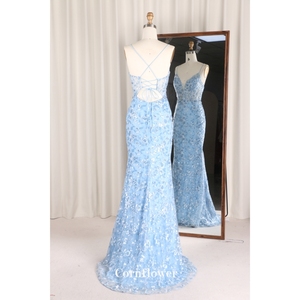 Chất Lượng Cao Nàng Tiên Cá Handmade Buổi Tối Ăn Mặc Cho Phụ Nữ Mới Cô Dâu Nước Giải Pháp Đầy Đủ Sequin Thêu Cưới Bữa Ăn Tối Hiện Đại - Product Image 3