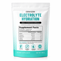 Poudre d'électrolytes pour l'hydratation quotidienne au citron et au citron vert, enrichie en chlorure de sodium, potassium, magnésium et calcium, pour adultes, fabrication ODM/OEM, marque privée