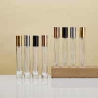 Botol Parfum Mini Bentuk Ramping - Botol Kaca Kosong 10ml untuk Parfum, Minyak Atsiri, Sampel, Kemasan Parfum Ukuran Perjalanan