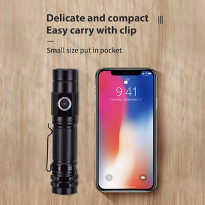 Đèn Pin Mini Nhôm 3000 Lumens Đèn Pin <span class=keywords><strong>Led</strong></span> Sạc Được Mạnh Mẽ Dài - Product Image 5