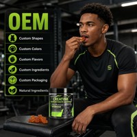 Kreatin-Monohydrat-Gummis 8000mg Pro Portion Zuckerfrei Vegan Sporternährung Nahrungsergänzungsmittel