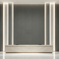 Panneaux muraux en charbon de bambou, toucher doux, ignifuges, imperméables, écologiques, pour usage domestique et commercial, design contemporain