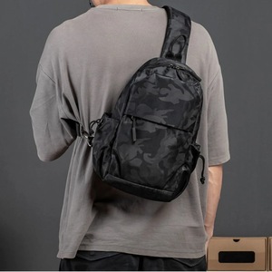 Masawei Tactical Chest Bag Nylon <b>20L</b> Black Camouflage Hiking Mountaineering Outdoor Sports <b>Backpack</b> - Product Image 4