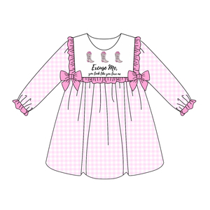 Venta al por mayor de <span class=keywords><strong>ropa</strong></span> <span class=keywords><strong>para</strong></span> niños, botas de <span class=keywords><strong>vaquera</strong></span>, vestido rosa a cuadros, <span class=keywords><strong>ropa</strong></span> <span class=keywords><strong>para</strong></span> niños, vestidos occidentales <span class=keywords><strong>para</strong></span> niñas - Product Image 1
