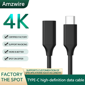<span class=keywords><strong>Cable</strong></span> de Datos TPE con <span class=keywords><strong>Doble</strong></span> <span class=keywords><strong>USB</strong></span>-<span class=keywords><strong>C</strong></span> PD de 1.5m 3m para iPad y Teléfono, Carga Rápida, Tipo <span class=keywords><strong>C</strong></span> Macho a Hembra, con Muestra Gratis - Product Image 2