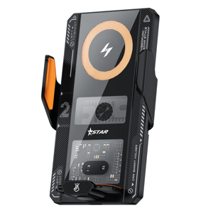 Support de charge sans fil magnétique pour voiture, écran tactile, bras rétractable, support de téléphone <span class=keywords><strong>portable</strong></span>, support de charge sans fil pour voiture 15W - Product Image 1