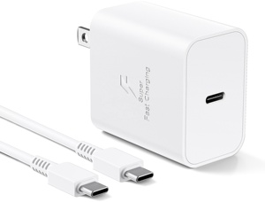 HNT Super Rapide 45W Charge PPS Adaptateur Léger Type C <span class=keywords><strong>Chargeur</strong></span> Compatible pour <span class=keywords><strong>Samsung</strong></span> S23 +/<span class=keywords><strong>S22</strong></span>/<span class=keywords><strong>S22</strong></span> +/<span class=keywords><strong>S22</strong></span> <span class=keywords><strong>Ultra</strong></span> <span class=keywords><strong>Chargeur</strong></span> - Product Image 1