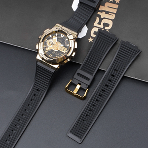 16 มม.สายนาฬิกาซิลิโคนสำหรับจีช็อค GA-110 <span class=keywords><strong>GM</strong></span>-110 GA-100 GA-120 GD-400 เรซิ่น TPU ยาง QUICK RELEASE สายนาฬิกา - Product Image 3