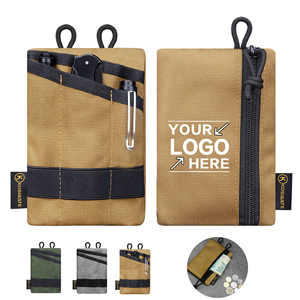 Cartera Táctica EDC con Clip para Cinturón - Organizador de Monedas y Herramientas, Tarjetero Delgado de Metal con Bloqueo RFID, Clip para Billetes para Hombres, para Actividades al Aire Libre - Product Image 2