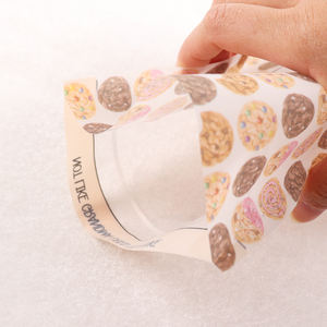 Bolsas de Plástico Transparente para Galletas Impresas, Bolsas para Dulces, Galletas y Bocadillos, <span class=keywords><strong>Bolsa</strong></span> con Cierre Hermético de Grado Alimenticio Personalizada - Product Image 2