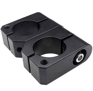 Dual 360&deg; Rotating <strong>Speed</strong> Rail <strong>Clamp</strong> for Camera Rigs CNC Machining Inch Measurement System - Product Image 2