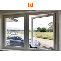 WANJIA maison fenêtres en plastique vinyle double vitrage fenêtres en pvc personnalisées en gros fenêtres à battant françaises