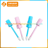 Capuchon en plastique de 7 mm pour emballages cosmétiques, applicateur de gloss à lèvres, de mascara, de produits de maquillage liquide