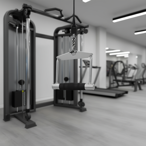 D0100XUDMUG Impugnatura a V in Acciaio per Attrezzature Fitness Professionali, Accessorio per Macchine a Cavo - Product Image 2