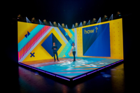 Pantalla LED para Estudio Virtual XR 3D UHD P2.6 |   Panel de Pantalla LED para Interiores con SDK Habilitado para Video Wall a Todo Color 8K 4K para Estudio de TV