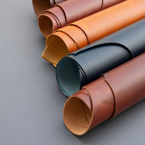 Pelle Bovina Italiana Cerata a Olio Anti-Pilling, Tinta Unita, di Alta Qualità, Artistica, per Articoli in Pelle Fai-da-te, Borse, Scarpe e Oggetti Artigianali - Product Image 3