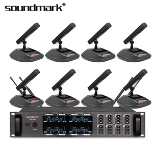 SM-800 一拖八无线合金鹅颈手持式 AA 电池会议麦克风，信噪比 >60dB，带腰包 - Product Image 3