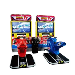 Coin operated simulator racing car video game machine TT motorcycle game machine