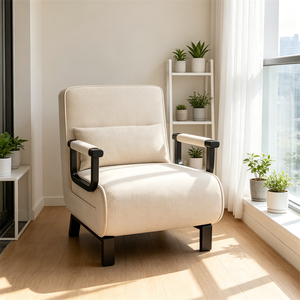 <span class=keywords><strong>Sillones</strong></span> Modernos de Tela a Precio Económico, Sofá Cama Individual, Silla Cama para Sala de Estar - Product Image 1