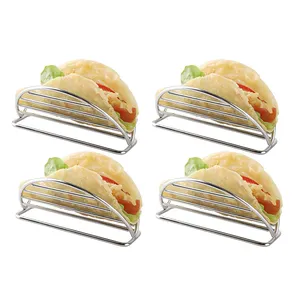 Taco Racks Tray Kitchen Grill Safe Dishwasher Stainless Steel Taco Holder Stand