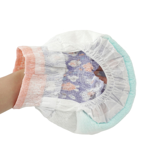 Premium Super-asciutto pantaloni usa e getta stile pannolino Pull up all'ingrosso di marca personalizzata <span class=keywords><strong>pannolini</strong></span> biologici pantaloni per neonati - Product Image 5