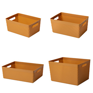 Mint Green Rectangle Storage Basket With Handles For Snacks Toys And Clothing Organizing Desktop Use - Product Image 5