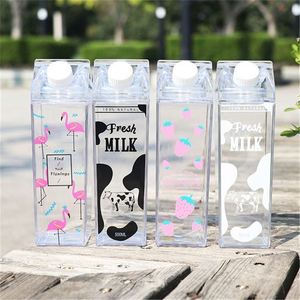 Bouteille d'eau carrée en plastique pour enfants, motif personnalisé, étanche, pour sports de plein air - Product Image 4