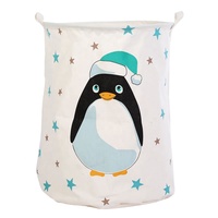 Panier à linge pliable personnalisé écologique en coton et lin, imperméable, pour le rangement du linge, sac de rangement pour la chambre d'enfant, pour la salle de bain